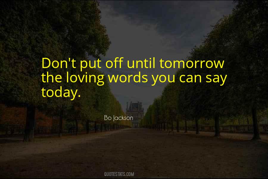 Until Tomorrow Quotes #347787