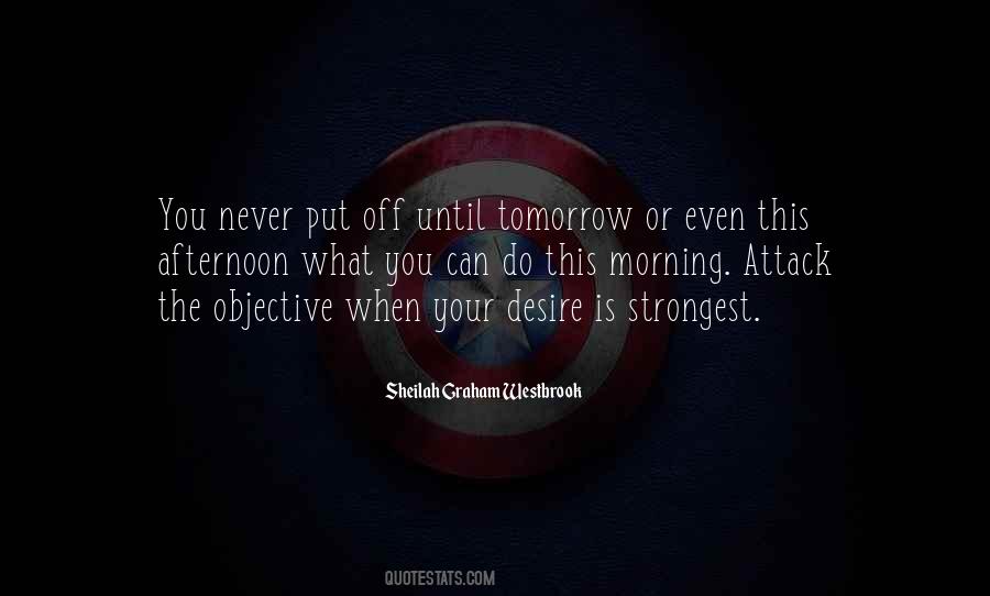 Until Tomorrow Quotes #563090