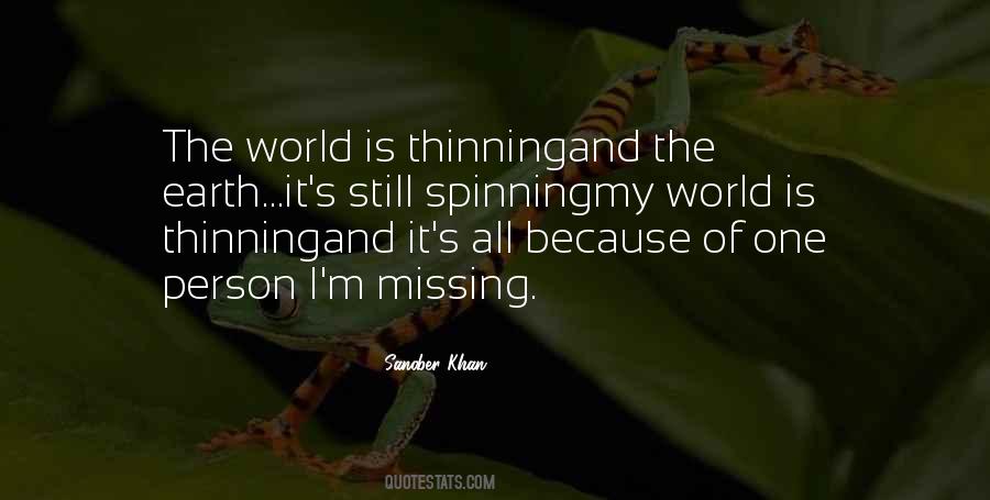 Quotes About The World Spinning #1651296