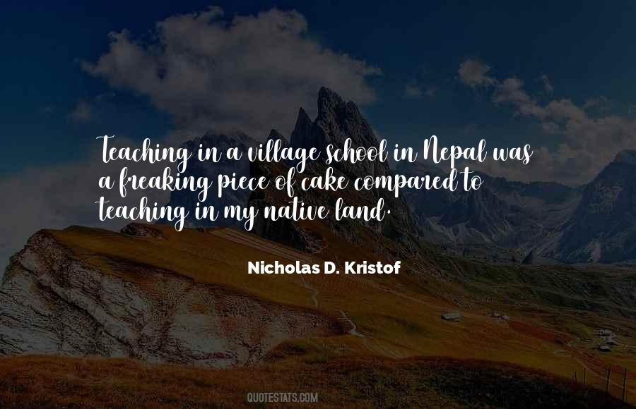 Quotes About Native Village #1741431