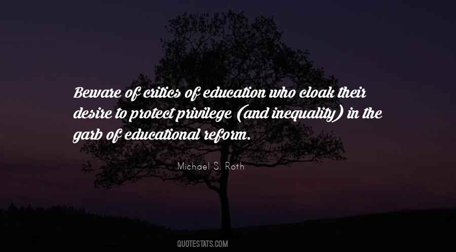 Quotes About Education Reform #920995