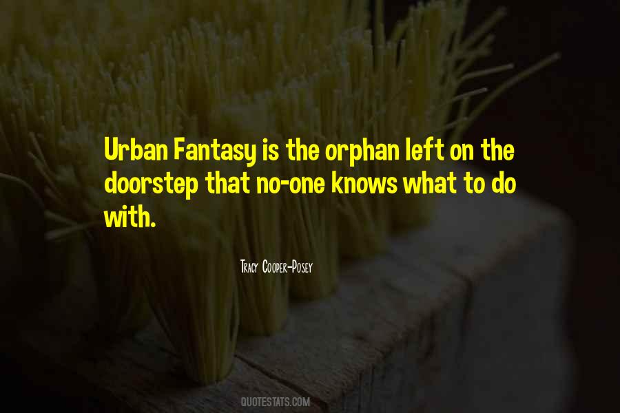 Urban Fantasy Quotes #1242988