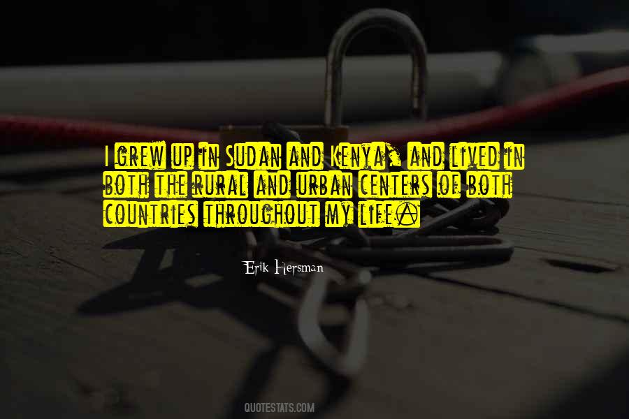 Urban Rural Quotes #1255499
