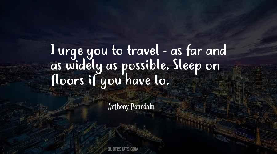 Urge To Travel Quotes #865758