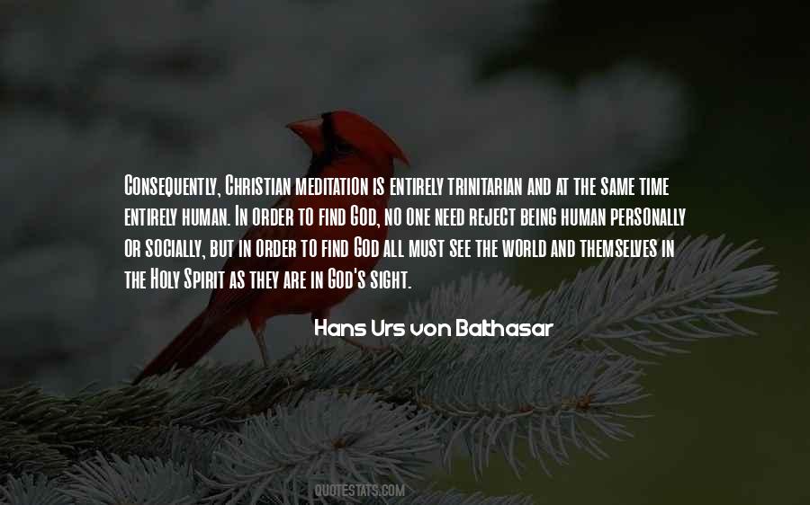 Urs Von Balthasar Quotes #1072265