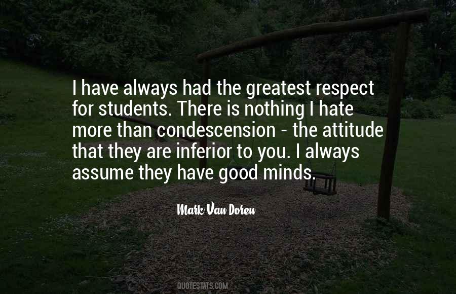 Quotes About Respect For Students #1466188