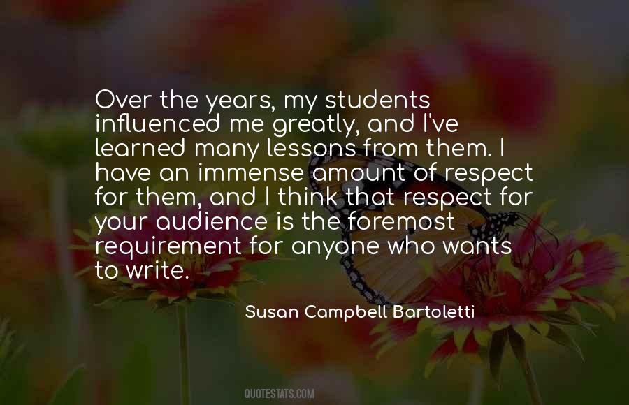 Quotes About Respect For Students #486028
