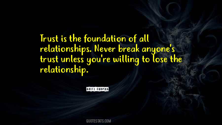 Quotes About Relationship Trust #149315