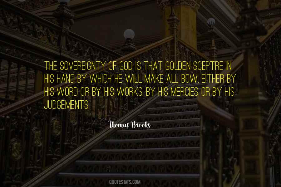 Quotes About Sovereignty Of God #575625