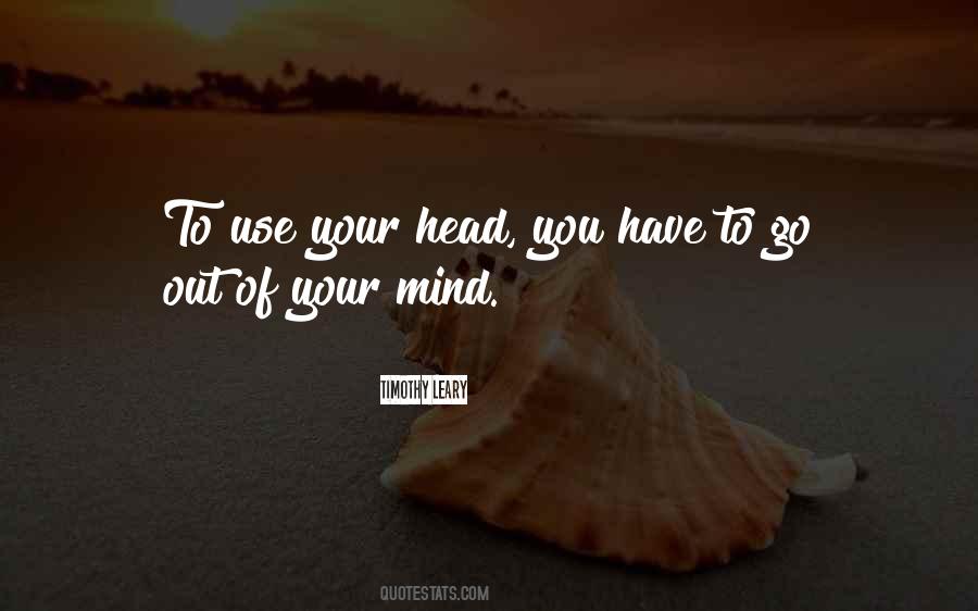 Use Your Head Quotes #1279782