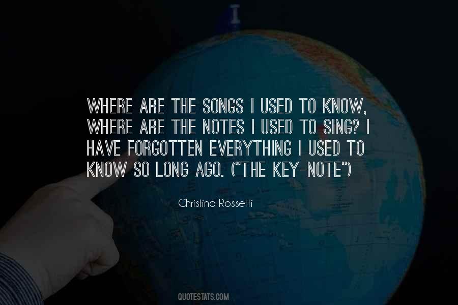 Used To Know Quotes #239992