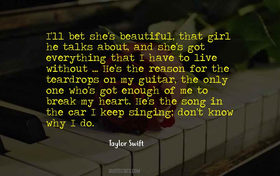 Quotes About Music From Taylor Swift #224518
