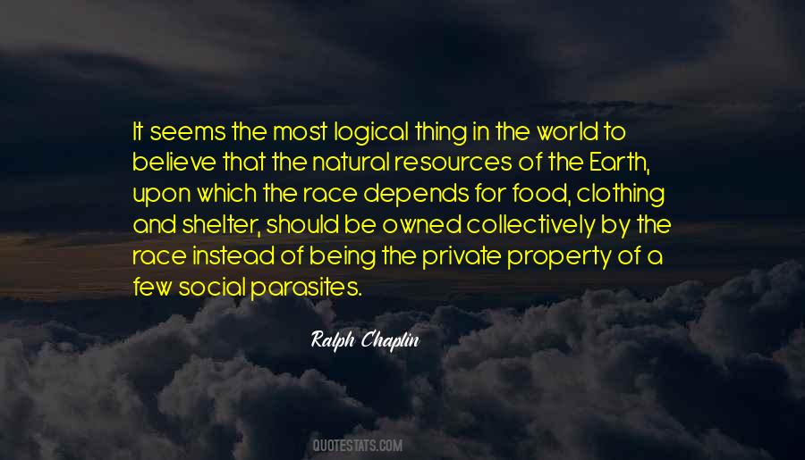 Quotes About Earth's Resources #309867