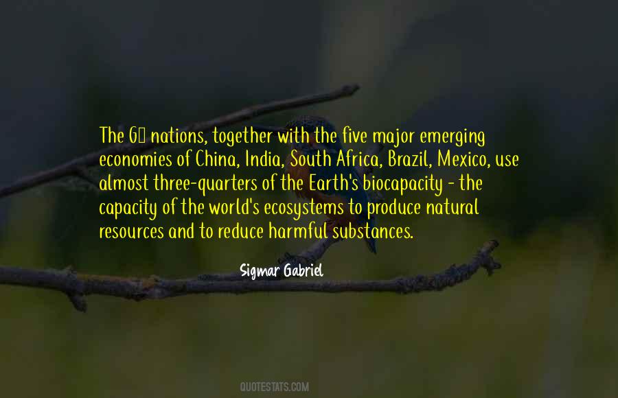 Quotes About Earth's Resources #985841