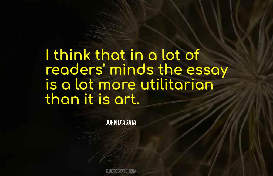 Utilitarian Quotes #1860172