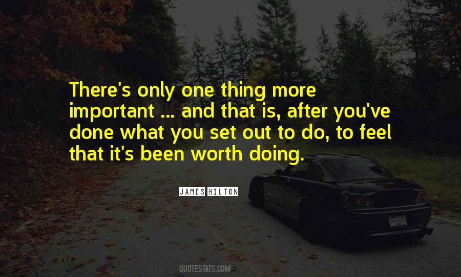 Quotes About One Thing #1850502