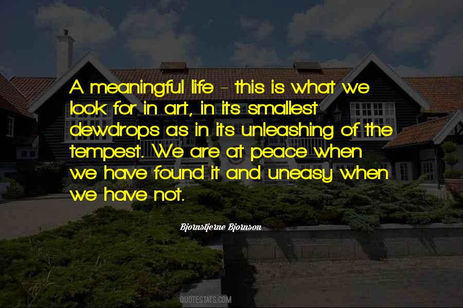 Quotes About Meaningful Art #661582