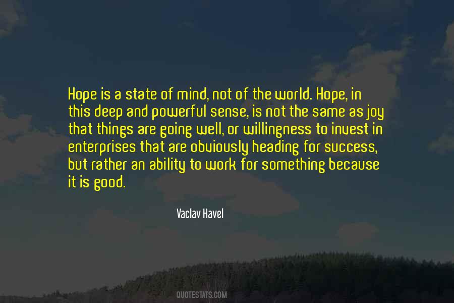 Vaclav Havel's Quotes #1141755