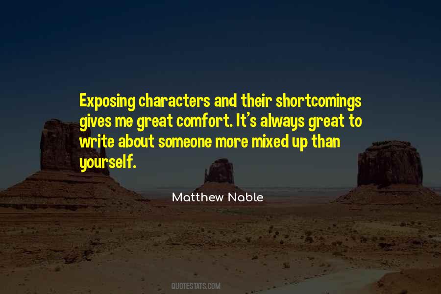Quotes About Characters #10111 Quotes About Characters #10111