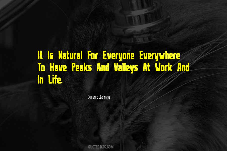 Valleys And Peaks Quotes #1659004