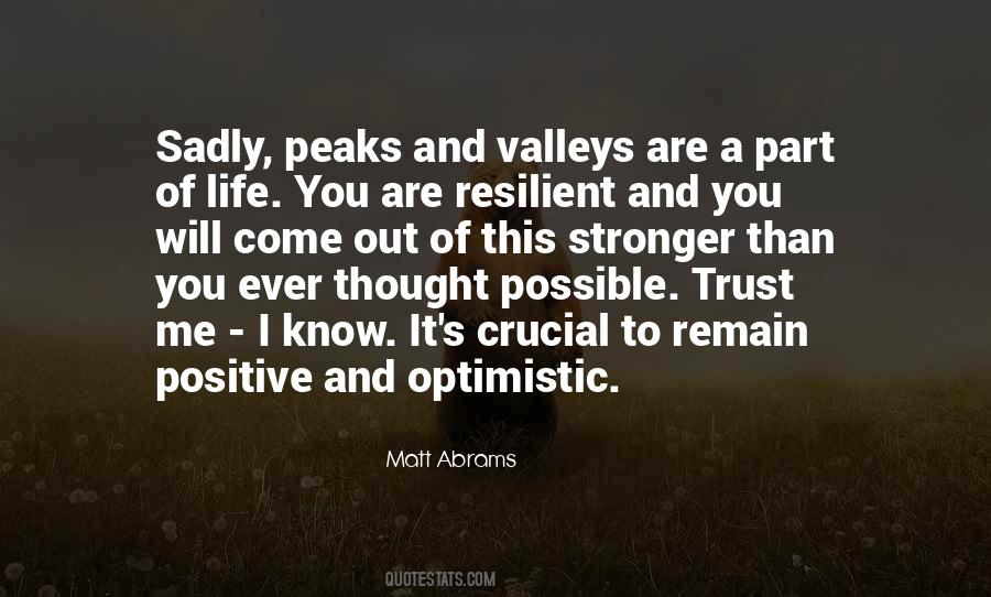 Valleys And Peaks Quotes #1672975