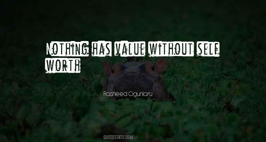 Value And Appreciation Quotes #1612595