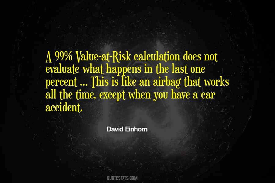 Value At Risk Quotes #1834458