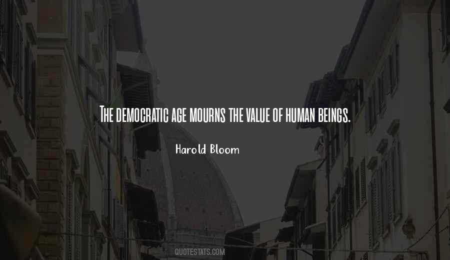 Value Of Human Quotes #161291