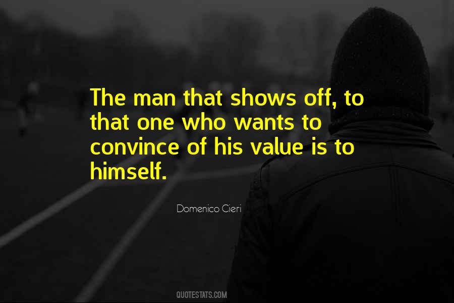 Value Of Man Quotes #645840