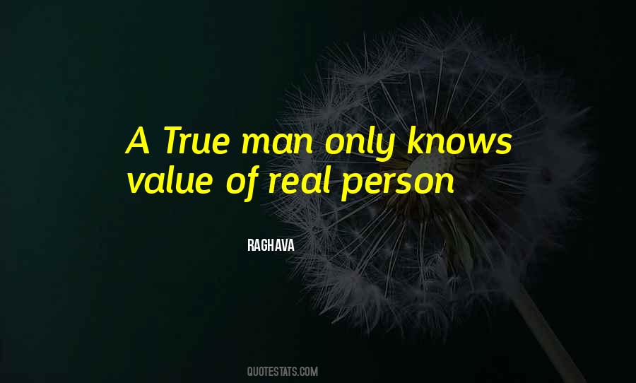 Value Of Man Quotes #67960