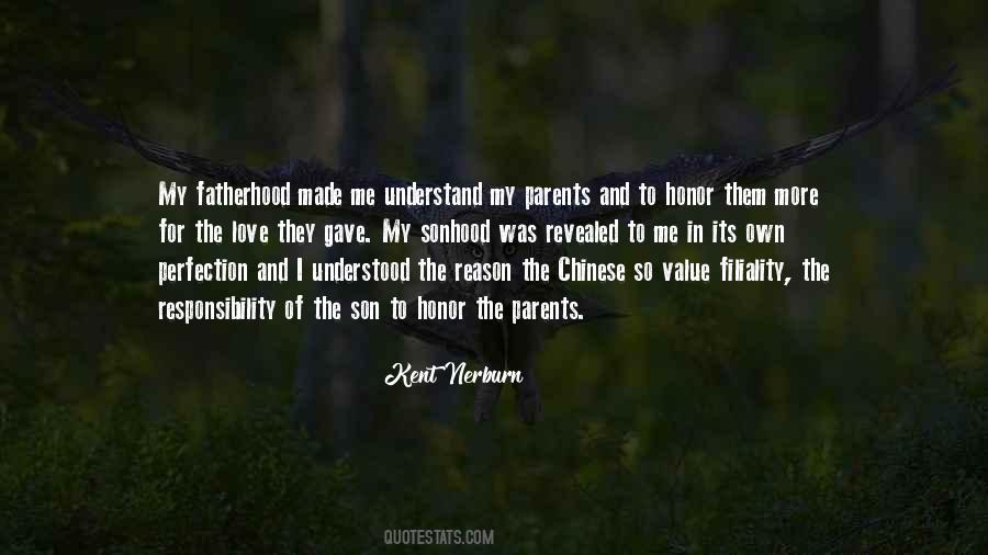 Value Of Parents Quotes #1850056