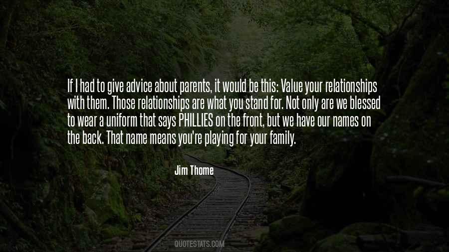 Value Of Parents Quotes #238358
