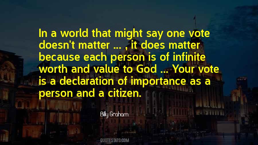 Value Of Person Quotes #1416926