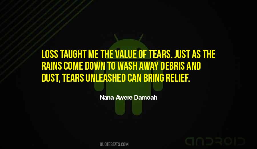 Value Of Tears Quotes #1245886