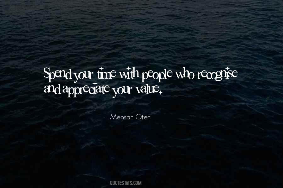 Value People's Time Quotes #1757336