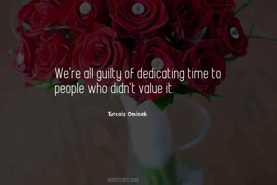 Value People's Time Quotes #402056