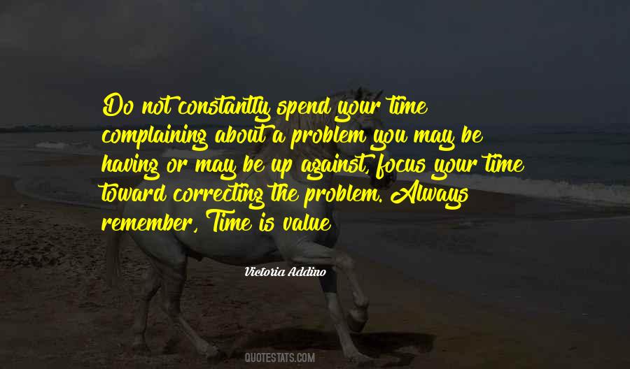 Value Your Time Quotes #1444871