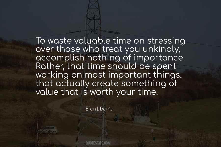 Value Your Time Quotes #305842