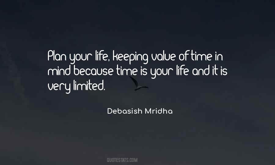 Value Your Time Quotes #325048