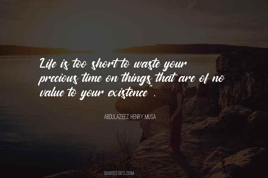 Value Your Time Quotes #441248