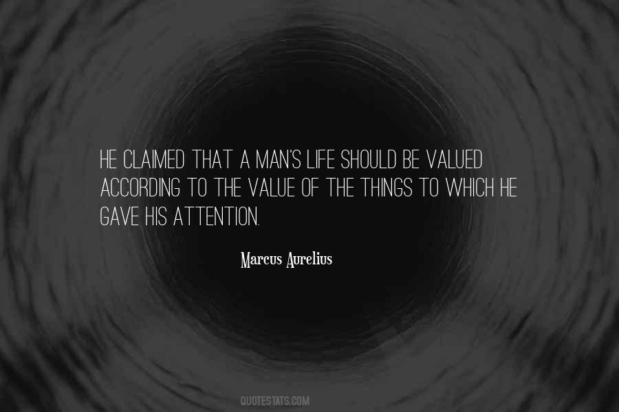 Valued Life Quotes #240029