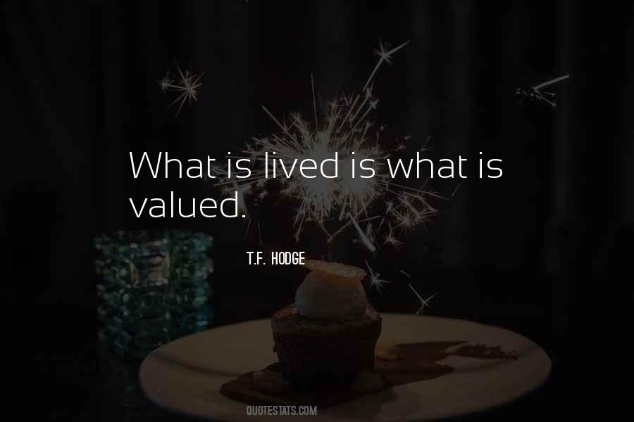 Valued Life Quotes #633107