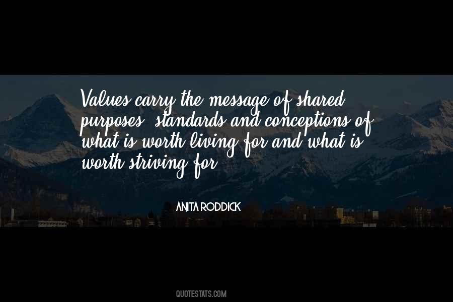 Values And Standards Quotes #805636