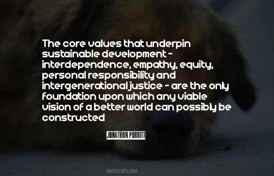 Values And Vision Quotes #902599