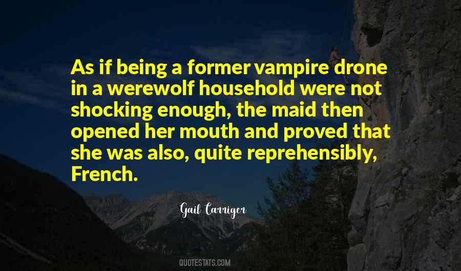 Vampire And Werewolf Quotes #1275995