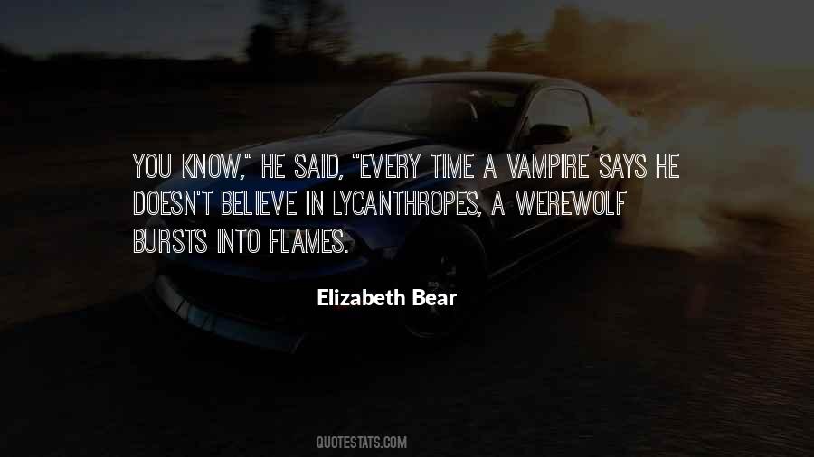 Vampire And Werewolf Quotes #1680508