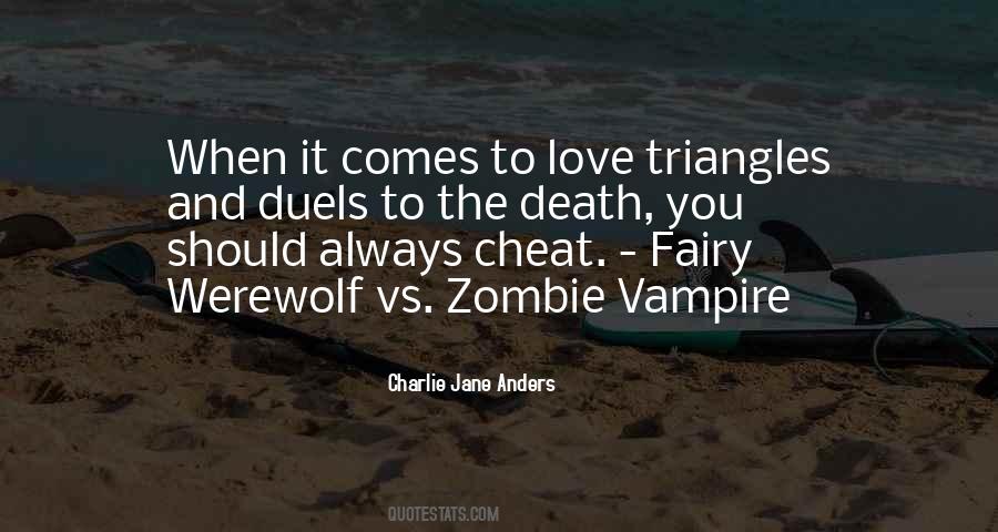 Vampire And Werewolf Quotes #1874098