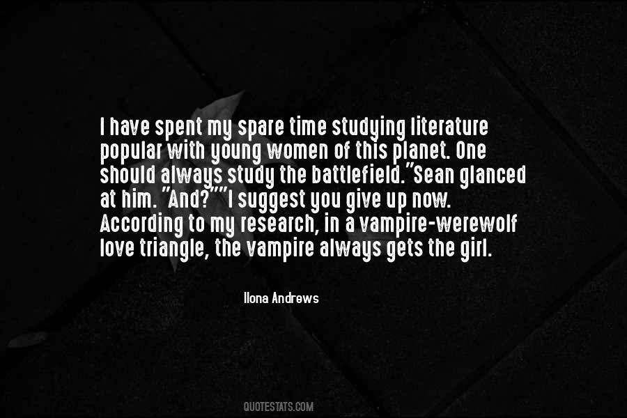 Vampire And Werewolf Quotes #448