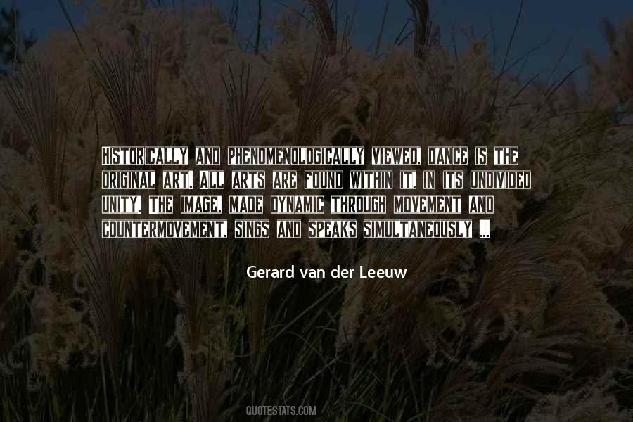 Van Der Leeuw Quotes #47124