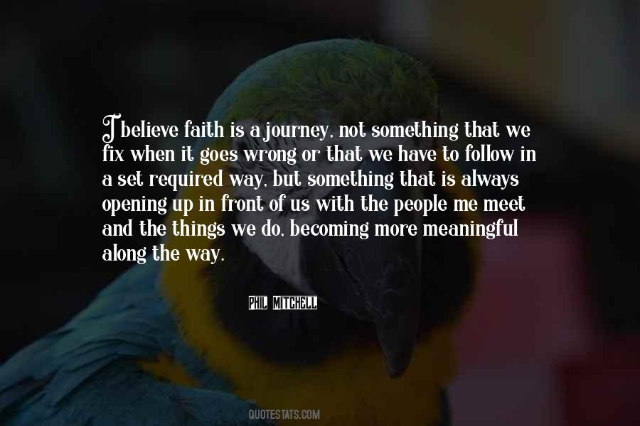 Quotes About The Journey Of Faith #1140